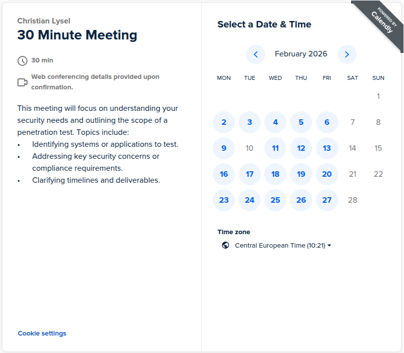 https://calendly.com/christian-pentests/30min